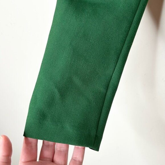 ZARA Draped Off The Shoulder Blouse Top Emerald Green Size Small NWT - Picture 8 of 13